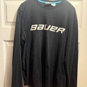 Bauer Black and Blue Slim Fit Shirt